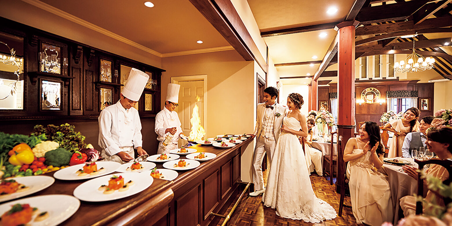 5000円付 本当に美味しい 黒毛和牛コース無料試食 英国邸宅w ラヴィウェディング